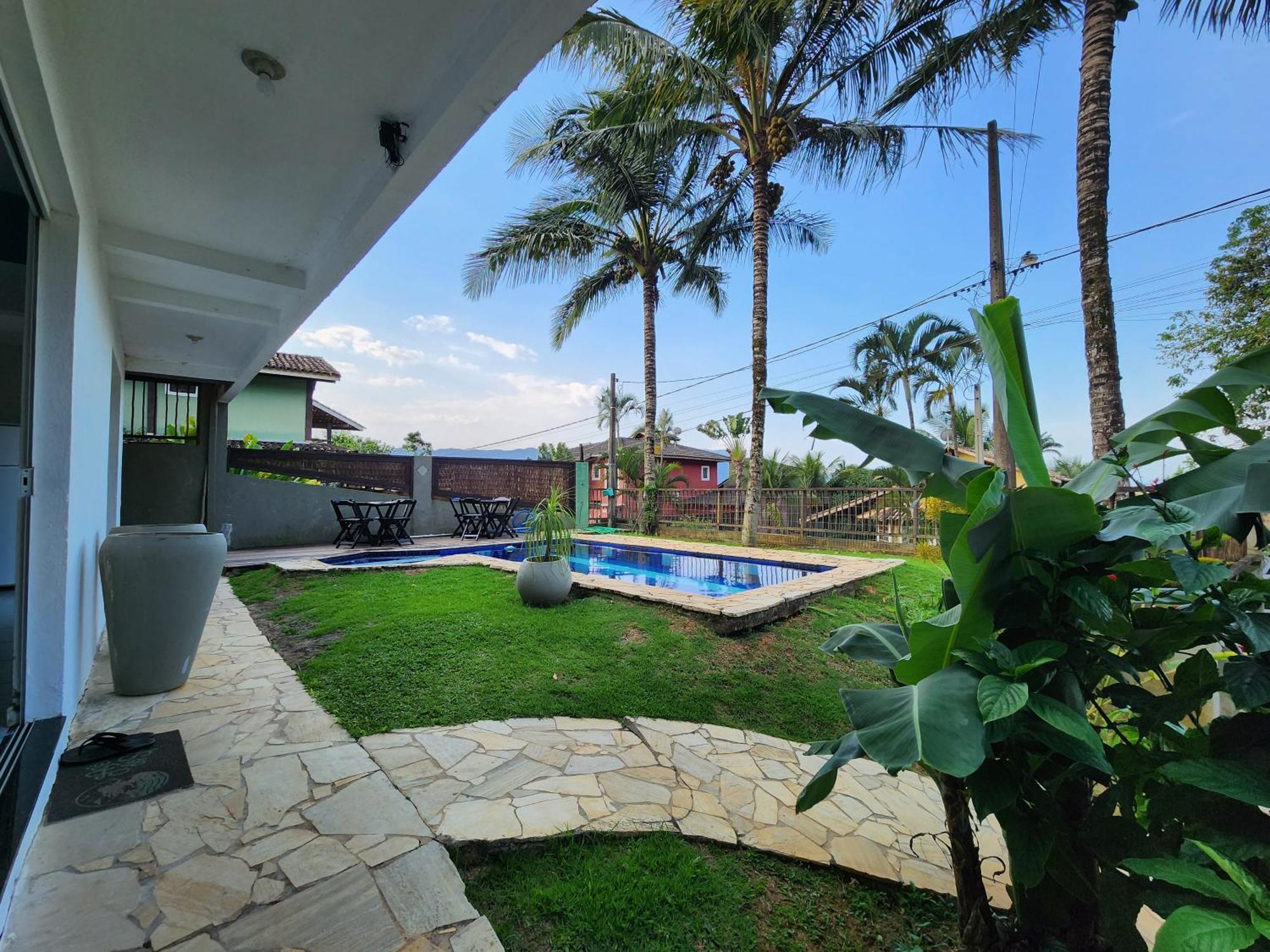 Bela Casa De 4 Suites Com Piscina E Vista - Curral Ilhabela Exteriér fotografie