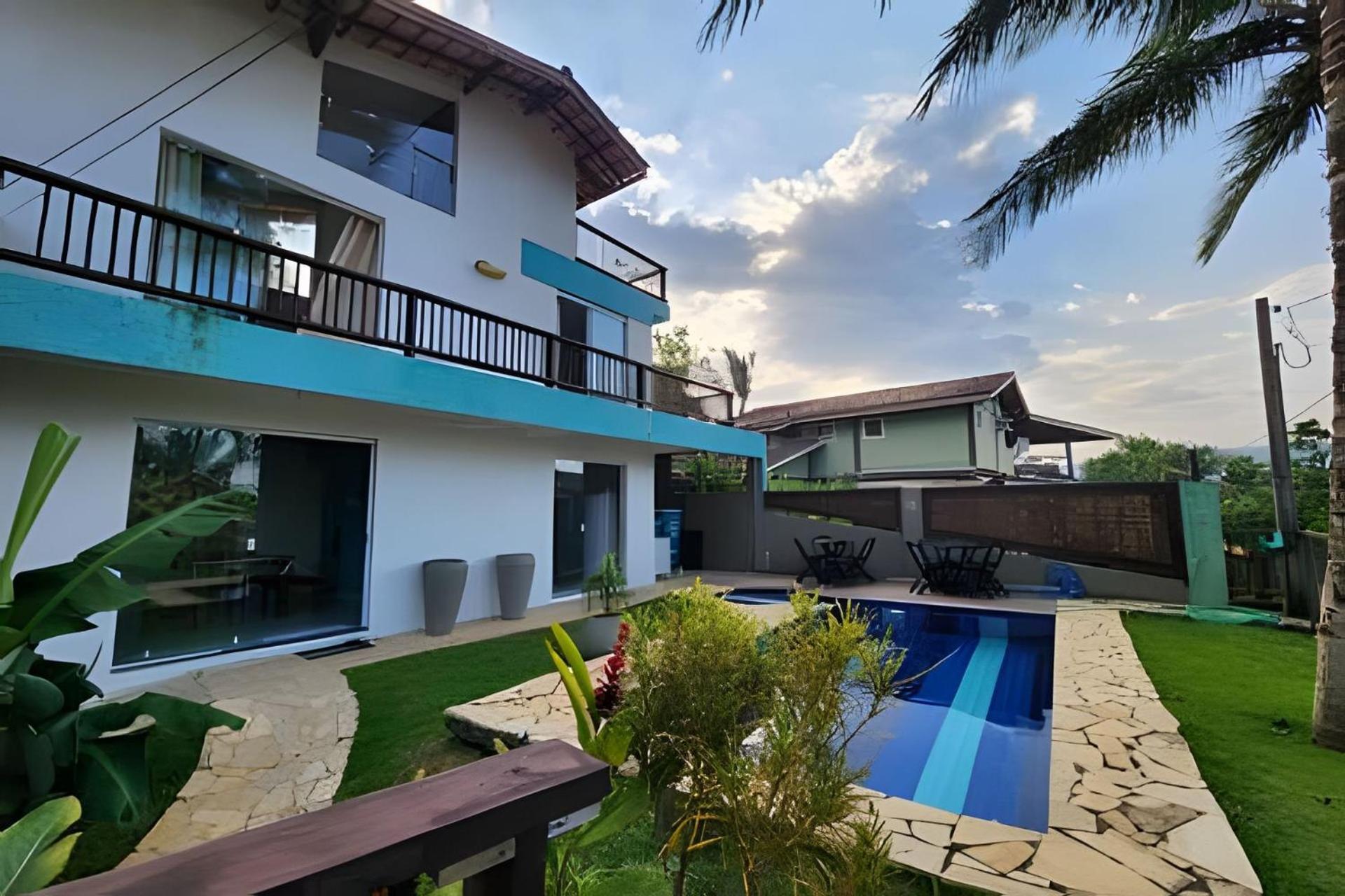 Bela Casa De 4 Suites Com Piscina E Vista - Curral Ilhabela Exteriér fotografie