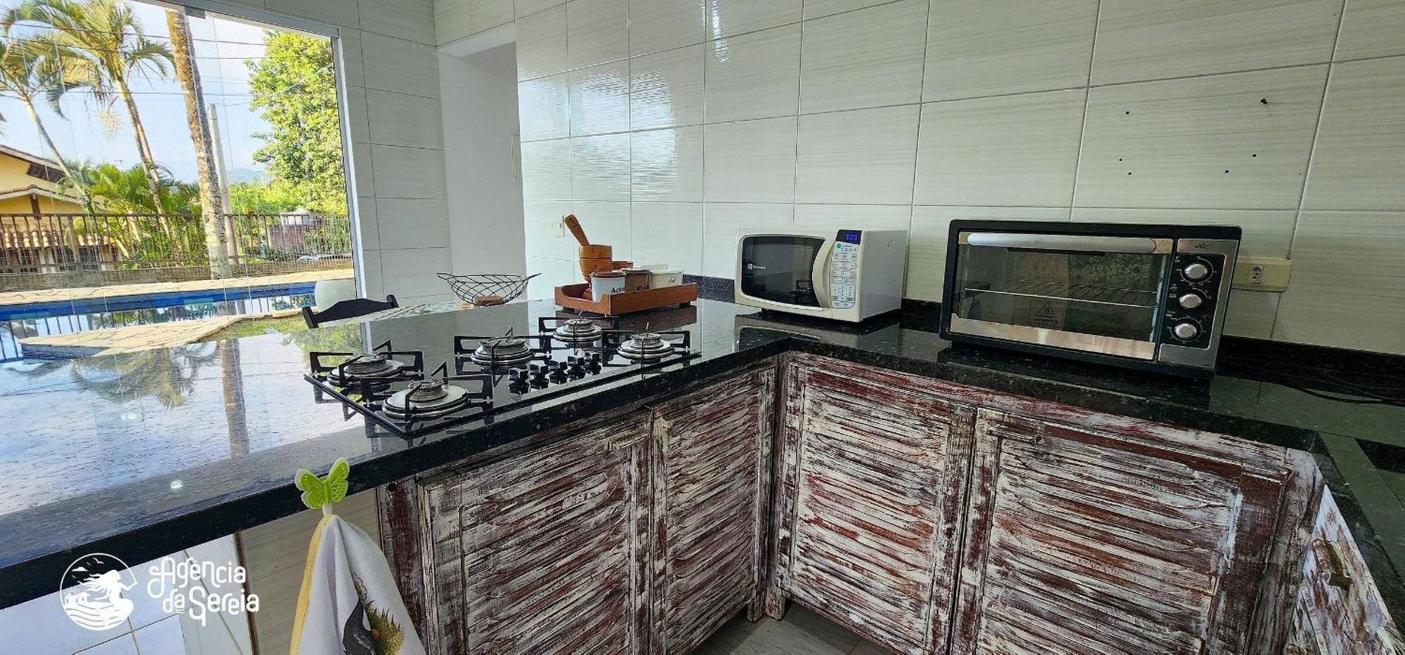 Bela Casa De 4 Suites Com Piscina E Vista - Curral Ilhabela Exteriér fotografie